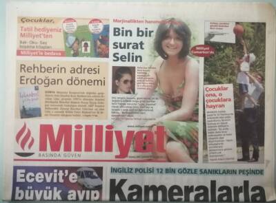 Milliyet Gazetesi 9 Temmuz 2005 Yüce Divanda Mesut Yılmaza Suçlamalar Yapıldı -GZ37536 - 1