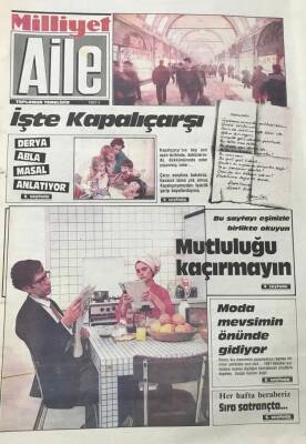 Milliyet Gazetesi Aile Eki 1987 3- Kapalıçarşı Kapalı Kutu GZ30601 - 1