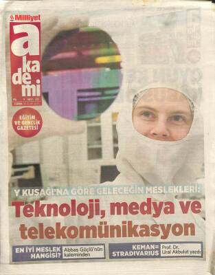 Milliyet Gazetesi Akademi Eki 30 Ocak 2015 - Abbas Güçlünün Kaleminden En İyi Meslek Hangisi ? GZ105917 - 1