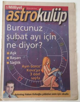 Milliyet Gazetesi Astrakulüp Eki - 30 Ocak 2005 - Ayın Burcu Kovaya 3 Özel Sayfa - GZ43744 - 2