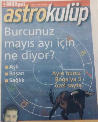 Milliyet Gazetesi Astro Kulüp Eki 2 Mayıs 2005 - Boğanın 3 Aşaması GZ47514 - 1