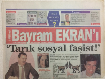 Milliyet Gazetesi Bayram Eki 4 Mart 1994 - Tarık Sosyal Faşist,Türkan Şoray Nerede O Eski Bayramlar GZ24519 - 1