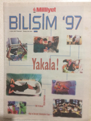 Milliyet Gazetesi Bilişim Eki 1 Eylül 1997 - Dev Veriler Diyarının Büyücü Devi GZ24800 - 1