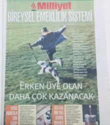 Milliyet Gazetesi Bireysel Emeklilik Sistemi Eki - 24 Ekim 2004 - Erken Üye Olan Daha Çok Kazanacak GZ46408 - 2