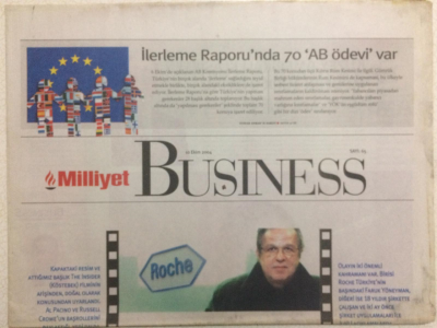 Milliyet Gazetesi Businees Eki 10 Ekim 2004 - İlerleme Raporunda 70 AB Ödevi Var GZ24628 - 1