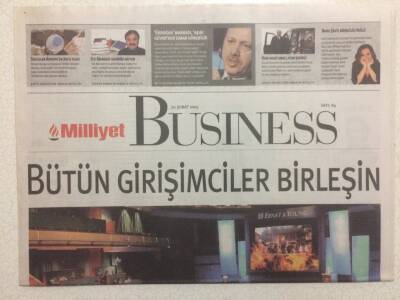 Milliyet Gazetesi Busınees Eki 20 Şubat 2005 - Bütün Girişimciler Birleşin GZ32980 - 1