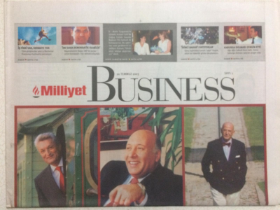 Milliyet Gazetesi Businees Eki 20 Temmuz 2003 - Beyaz Yakalı Generaller GZ24632 - 1