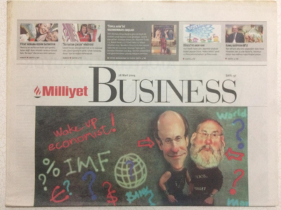Milliyet Gazetesi Businees Eki 28 Mart 2004 - Stıglıtz,Sesimizi Duyan Varmı GZ24627 - 1