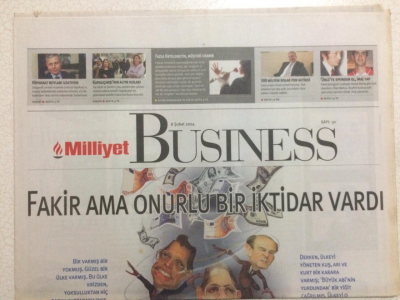 Milliyet Gazetesi Businees Eki 8 Şubat 2004 - Fakir Ama Onurlu Bir İktidar Vardı GZ24631 - 1