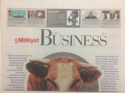 Milliyet Gazetesi Busıness Eki 11 Ocak 2004 - Devrimin Sarı İneği GZ38010 - 1