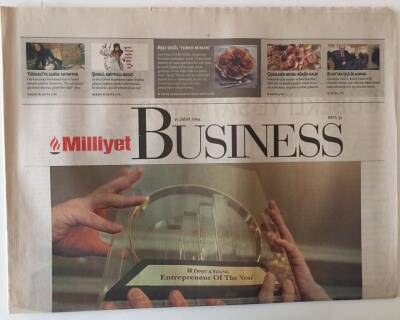 Milliyet Gazetesi Business Eki 15 Şubat 2004 - En Öndeki Girişimciler GZ20599 - 1