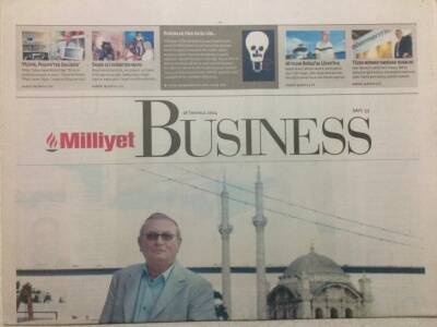 Milliyet Gazetesi Busıness Eki 18 Temmuz 2004 - Kapalıçarşı Kumaşlarıyla Parisi Yeniden Fethetti GZ34938 - 1