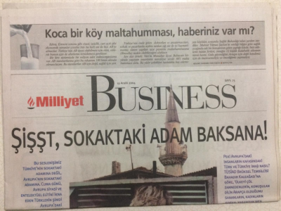 Milliyet Gazetesi Busıness Eki 19 Aralık 2004 - Türk Modacılardan Absolut Tasarım GZ24881 - 1