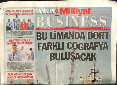 Milliyet Gazetesi Busıness Eki 19 Mayıs 2012 - Kafkasyadan Avrupaya Uzanan Yolda Büyük Rol GZ99967 - 1