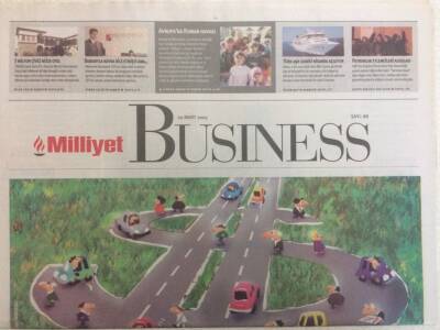 Milliyet Gazetesi Busıness Eki 20 Mart 2005 - Avrupada Roman Havası GZ35311 - 1