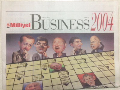 Milliyet Gazetesi Busıness Eki 21 Aralık 2003 - Annus Mirabilis, Yolsuzlukta Kılıçlar Çekilecek GZ24878 - 1