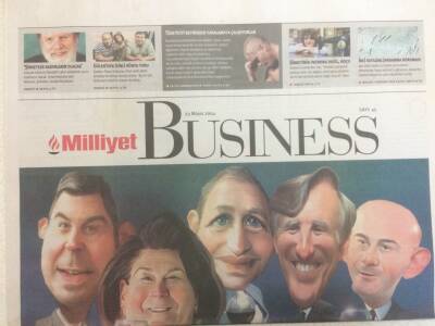 Milliyet Gazetesi Busıness Eki 23 Mayıs 2004 - Gügüyle Gelen Holding Kardeşliği GZ35312 - 1