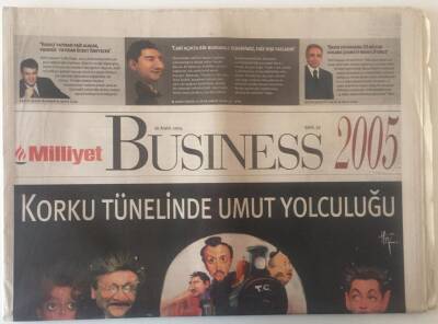 Milliyet Gazetesi Business Eki 26 Aralık 2004 -Korku Tünelinde Umut Yolculuğu 2005 Yılı Türkiye İçin Böyle Bir Yolculuk Olacak Gibi GZ20566 - 1