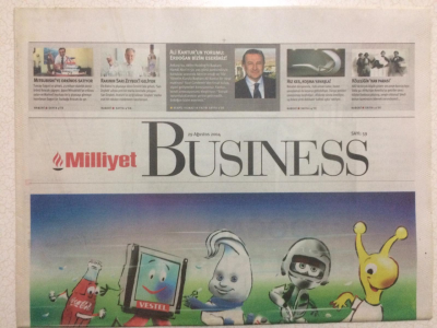 Milliyet Gazetesi Busıness Eki 29 Ağustos 2004 - Çevik Bunlar Seçmece GZ24879 - 1