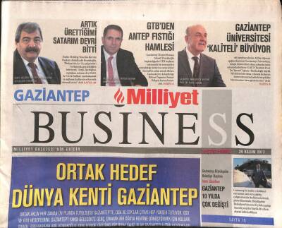 Milliyet Gazetesi Business Eki 29 Kasım 2013 - Flora Halıya Avrupa İnovasyon Ödülü GZ100424 - 1