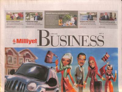 Milliyet Gazetesi Business Eki 5 Ekim 2003 - Almanlardan , Rusyaya Amerikan Gazetesi - Bayburta Ehram Dokuma Tunceliye Çivi Fabrikası GZ92530 - 1