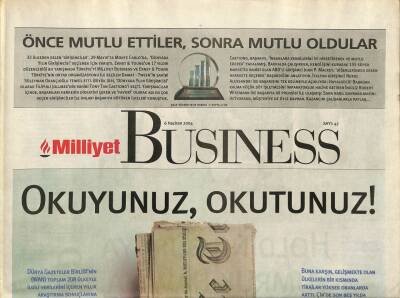 Milliyet Gazetesi Busıness Eki 6 Haziran 2004 - Abdullah Kiğılı İşler İyi Gidiyor Artık Avrupaya Açılıyoruz Dedi GZ97298 - 1