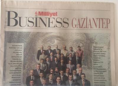 Milliyet Gazetesi Busıness Gaziantep Eki 19 Ekim 2004 - Çingene Kızın Şifresi Marka Şehir Gaziantep GZ20572 - 1