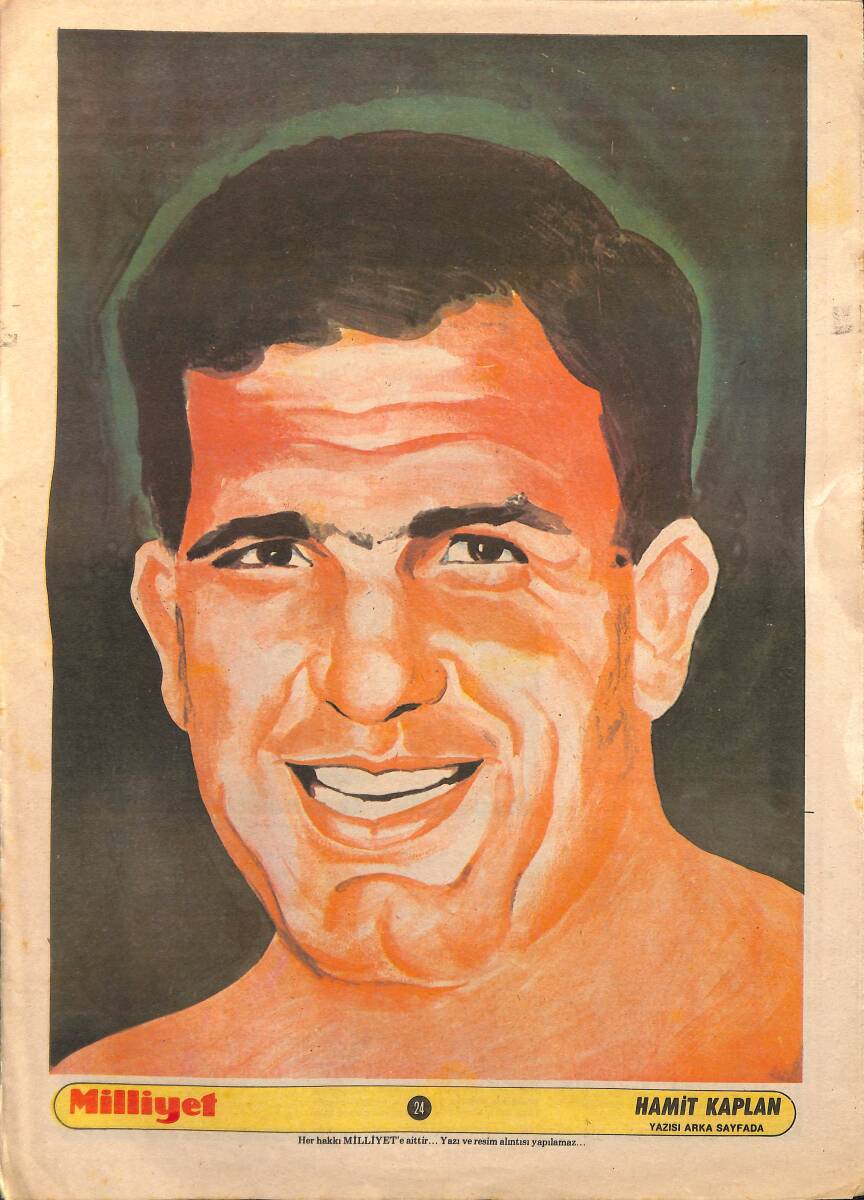 Milliyet Gazetesi Büyük Türk Sporcuları (24-25-26-27) - Hamit Kaplan - Lefter - Mahmut Atalay - Yalçın Granit GZ154151 - 1