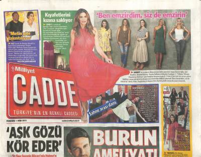 Milliyet Gazetesi Cadde Eki 1 Ekim 2015 - Maral Yeni Sezonda İddialı GZ117040 - 1