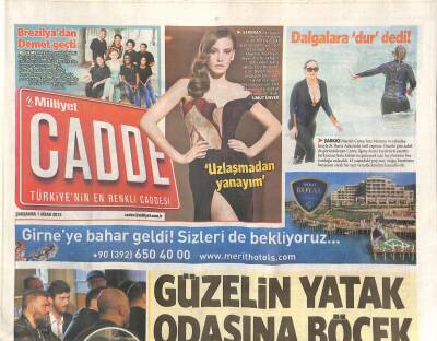 Milliyet Gazetesi Cadde Eki 1 Nisan 2015 - Serenay Sarıkaya Uzlaşmadan Yanayım GZ116520 - 1