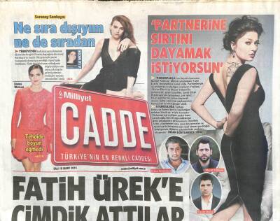 Milliyet Gazetesi Cadde Eki 10 Mart 2015 - Fatih Üreke Cimdik Attılar GZ109881 - 1