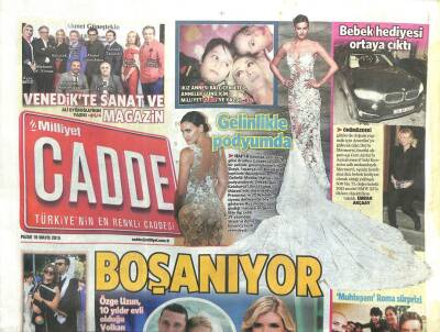 Milliyet Gazetesi Cadde Eki 10 Mayıs 2015 - Gülben Ergen Kitabında Kendini Anlattı, Boşanıyor GZ107144 - 1