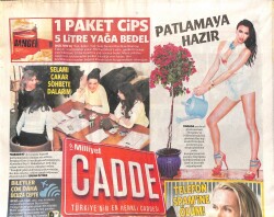 Milliyet Gazetesi Cadde Eki 10 Nisan 2013 - Fatih Ürek , Alışveriş İçin Önceki Gün Akmerkezdeydi GZ100411 - 2