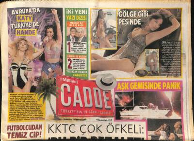 Milliyet Gazetesi Cadde Eki 10 Temmuz 2010 - Avrupada Katy Türkiyede Hande GZ117236 - 1