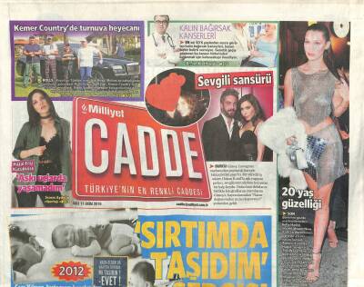 Milliyet Gazetesi Cadde Eki 11 Ekim 2016 - Kemer Countryde Prestijli Turnuva - Hazal Fliz Küçükköse Hep Daha İyisinin Peşindeyim GZ95158 - 1