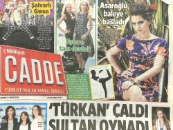 Milliyet Gazetesi Cadde Eki 11 Mayıs 2015 - Türkan Çaldı Sultan Oynadı GZ101242 - 1