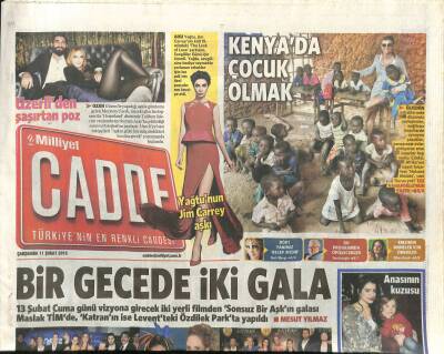 Milliyet Gazetesi Cadde Eki 11 Şubat 2015 - Ebru Şallının Gözünden Sinan Akçıl GZ117186 - 1