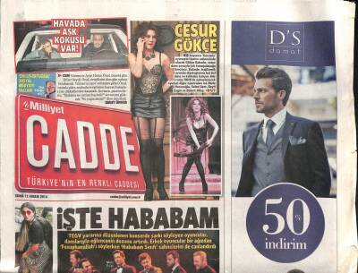 Milliyet Gazetesi Cadde Eki 12 Aralık 2014 - Yavuz Bingöl , Şeb-i Arus Töreninde Sahne Almaya Hazırlanıyor GZ100286 - 2