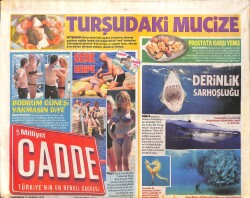 Milliyet Gazetesi Cadde Eki 12 Haziran 2013 - Erol Günaydın'ın Kızı Günfer Günaydın Evlendi - Merve Boluğur Minik Bir Kaza Yaptı GZ158395 - Gökçekoleksiyon