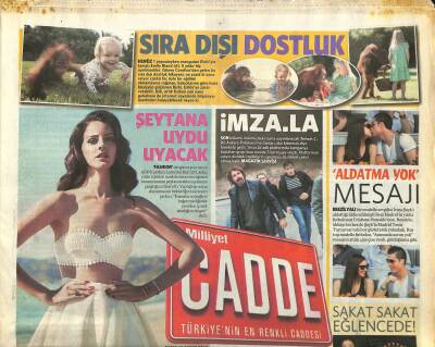 Milliyet Gazetesi Cadde Eki 12 Mayıs 2013 - Cristiano Ronaldodan Aldatma Yok Mesajı - Kenan İmirzalıoğlunun Unutmak İsteyeceği Gece GZ123285 - 1