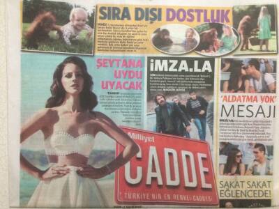 Milliyet Gazetesi Cadde Eki 12 Mayıs 2013 - Kenan İmirzalıoğlunun Unutmak İsteyeceği Gece GZ35672 - 1