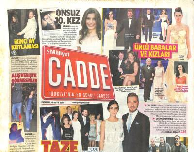 Milliyet Gazetesi Cadde Eki 12 Mayıs 2014 - Nikah Masasına Oturmaya Hazırlanan Serdar Ortaç , Düğün Davetiyelerini de Bastırdı GZ105824 - 1