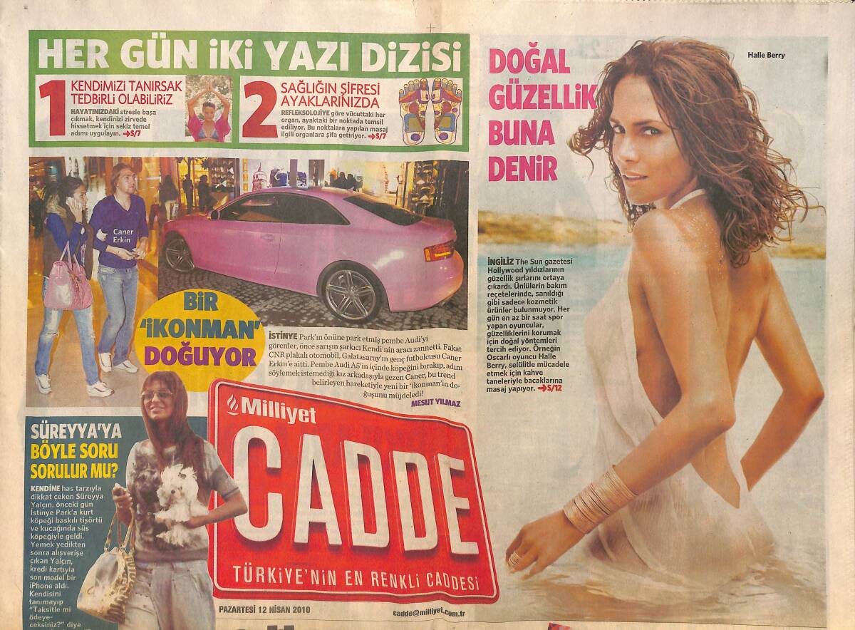 Milliyet Gazetesi Cadde Eki 12 Nisan 2010 - Şahan Gökbakar Kriterleri GZ152999 - 1
