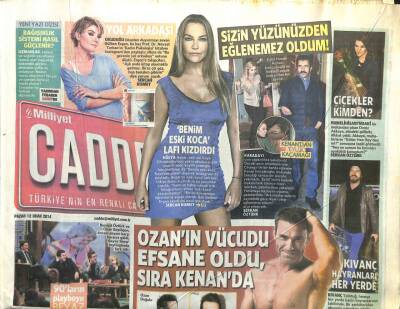 Milliyet Gazetesi Cadde Eki 12 Ocak 2014 - Ozanın Vücudu Efsane Oldu Sıra Kenanda GZ107141 - 1