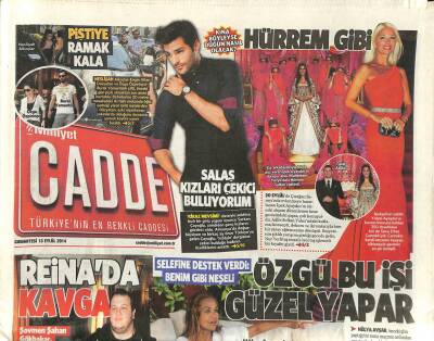 Milliyet Gazetesi Cadde Eki 13 Eylül 2014 - Şovmen Şahan Gökbakar , Eğlenmek İçin Gittiği Reinada İşadamı Akın Büyükoğlu İle Kavga Etti GZ116429 - 1