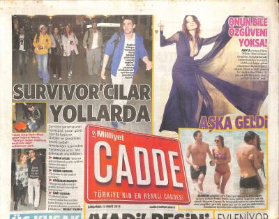 Milliyet Gazetesi Cadde Eki 13 Mart 2013 - Beatlesin Doğduğu Yer - Lady Gaga , Taylor Kinneyle Yaz Aylarında Evleniyor GZ124965 - 1
