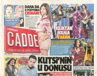Milliyet Gazetesi Cadde Eki 14 Ekim 2014 - Murat Boz , Spor Arabayla Spora Gitti GZ116954 - 1
