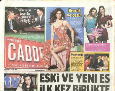 Milliyet Gazetesi Cadde Eki 14 Mart 2015 - Ronaldonun Memleketi Madeira - Sindirella Şoku GZ123272 - 1