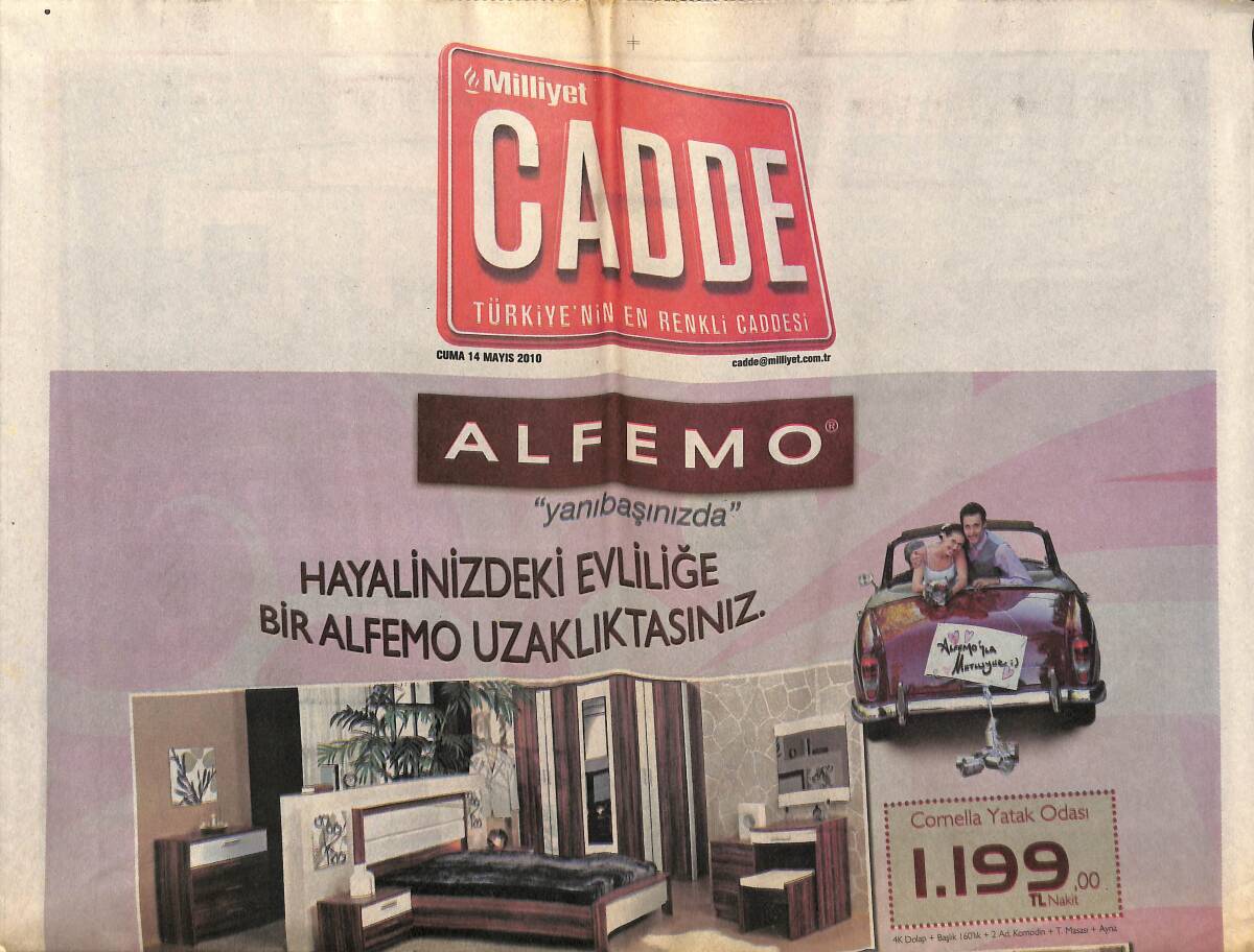 Milliyet Gazetesi Cadde Eki 14 Mayıs 2010 - Aysel Gürel'in Son Vuruşu - Garipoğlu Gecelerde GZ152994 - 1