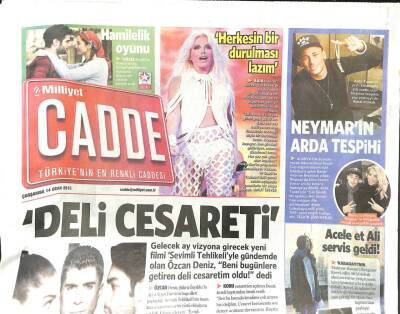 Milliyet Gazetesi Cadde Eki 14 Ocak 2015 - Ajda Pekkan Herkesin Bir Durulması Lazım GZ105383 - 1